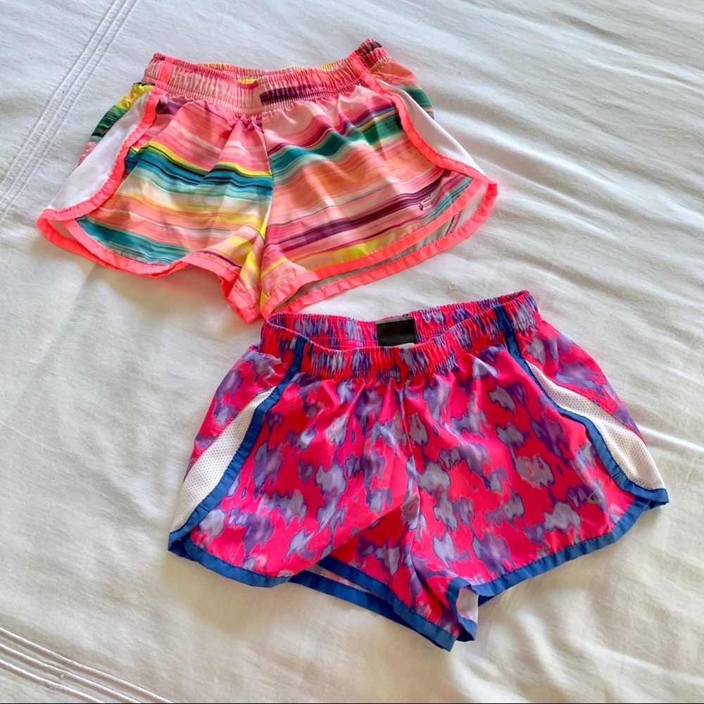 Two pairs of Girls Champion Shorts- size 6